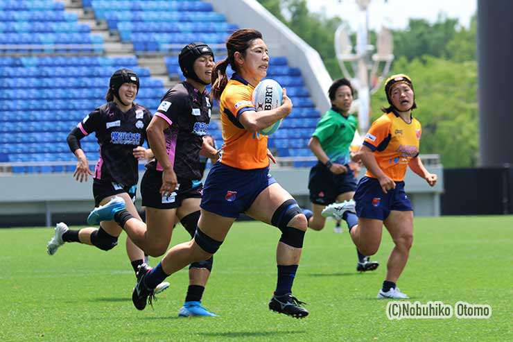 アルカス、本間美月のトライ