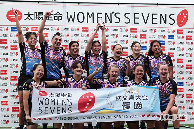 2大会連続優勝のながとブルーエンジェルス。今大会は苦しい時間帯も多かったが勝ちきった