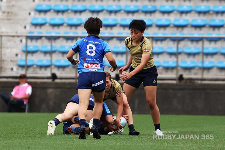 庵奥里愛がジャッカルを決めトライを許さない