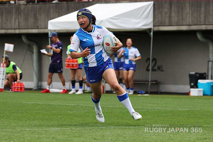 三原倫がサポートしてトライ