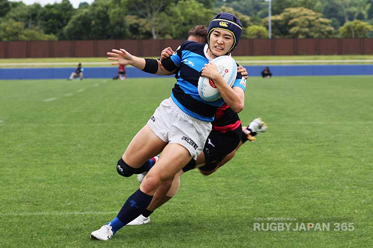 日本人選手では堤ほの花が最上位の3位。速さだけでなく、強さ、うまさが加わり、トライを量産。