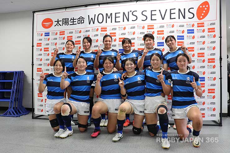 総合5位：日本体育大学ラグビー部女子