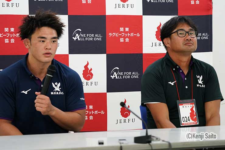 明治・木戸キャプテンと神鳥監督