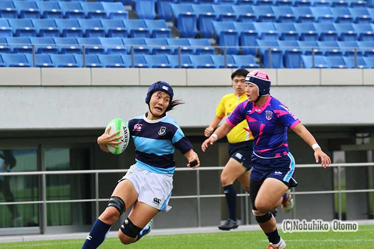 関東学院六浦 31-0 四日市メリノール_関東③浅利那未のトライ