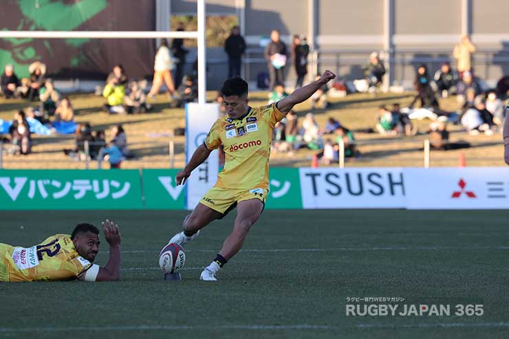 後半15分田村がPGを狙うも失敗