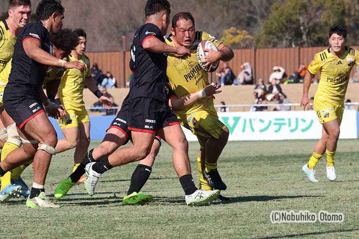 垣永真之介の突進