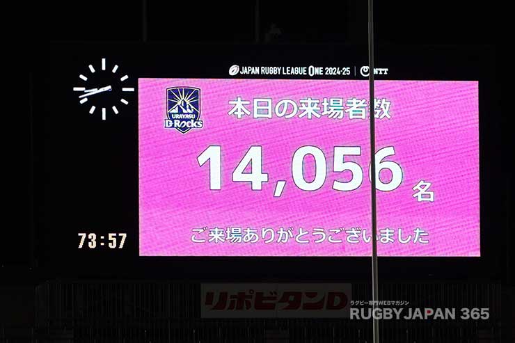 浦安D-ROCKはさすがの集客力。14000人を超す来場者に