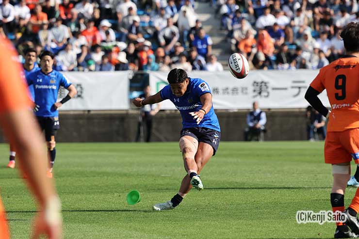 後半12分SO山沢京平がPGを決める