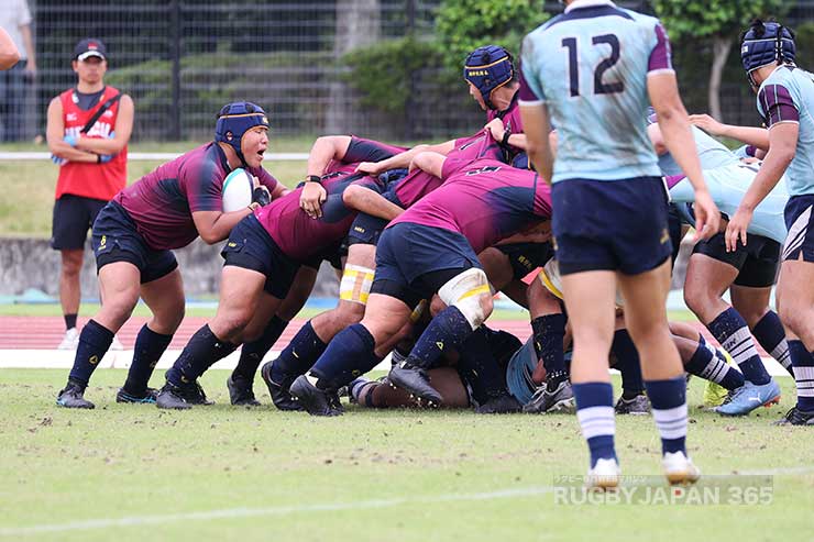 後半10分モールを押し込む国栃