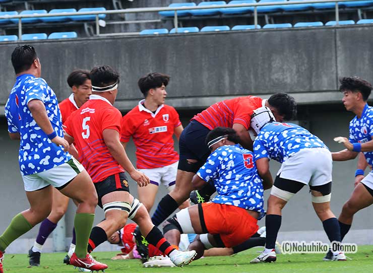 対抗戦選抜③PR佐久間翔梧(立大)がトライ