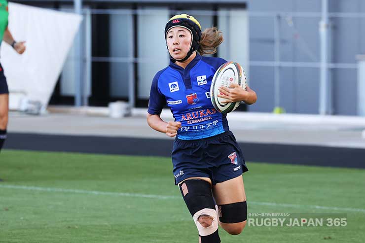 後半2分、鈴木柚来のトライ