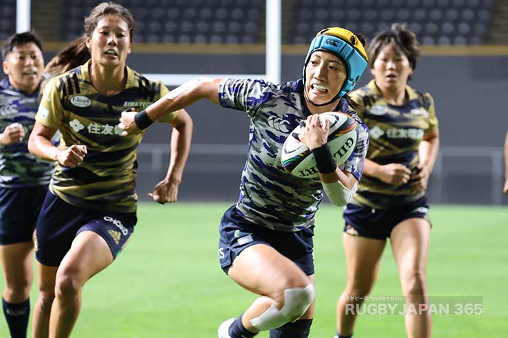 試合終了間際にPTS梶木真凜が意地のトライ