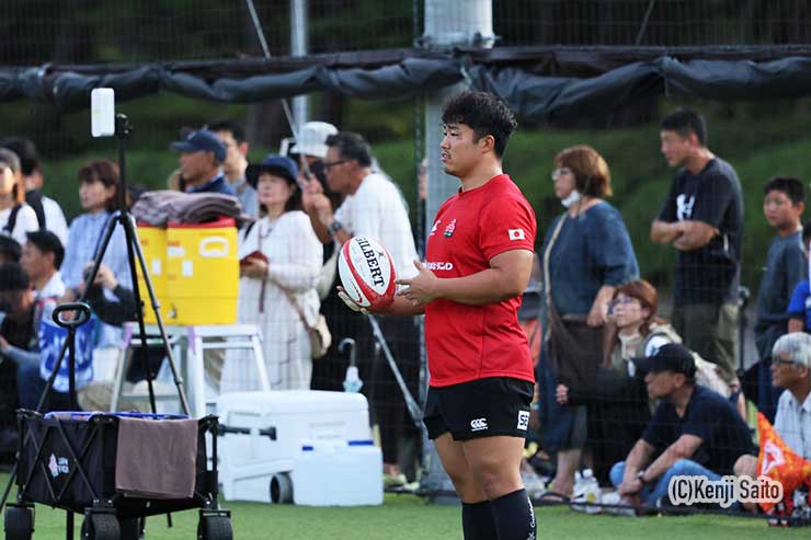 今日の練習は一般公開された(写真:江良颯)