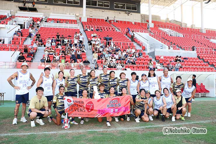 熊谷大会・花園大会と2大会で優勝したPEARLS