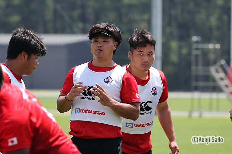 出場すれば初キャップとなる奥井章仁(トヨタヴェルブリッツ