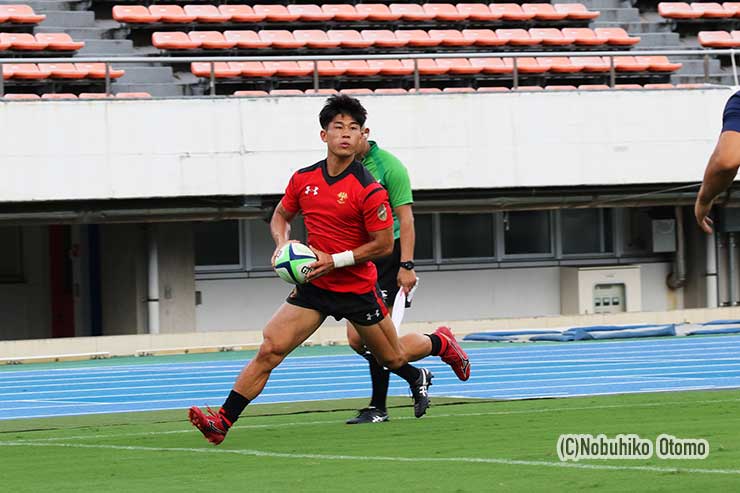 69分、帝京大の青栁が4本目のトライ