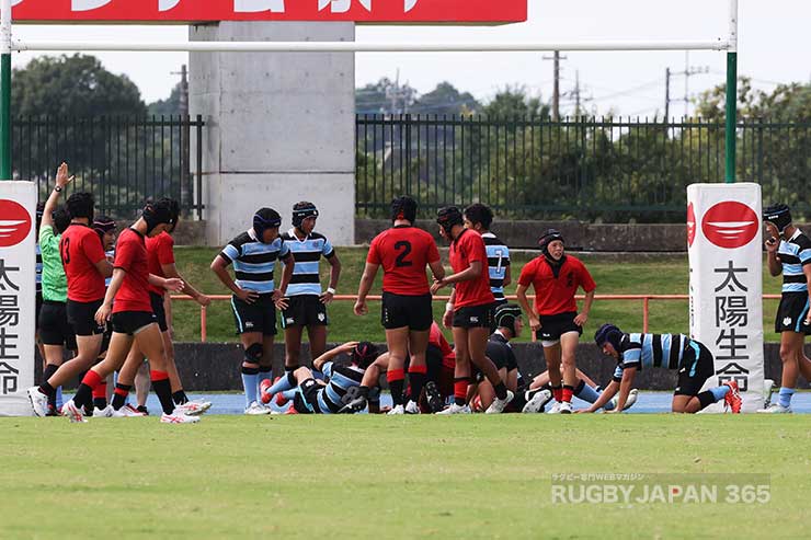 後半ロスタイム、伏見・田部井集が意地のトライ