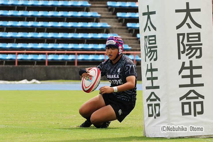 塩田陽菜がそのままトライ