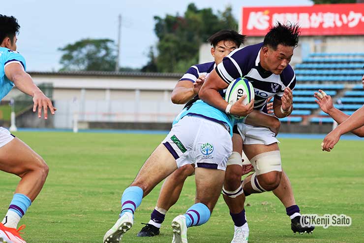 前半19分、利川桐生のトライ