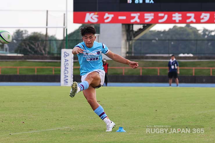 楢本幹志朗のゴールも決まって14‐7