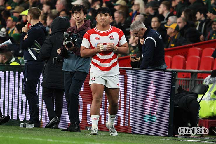 初キャップを果たしたHO平生翔大