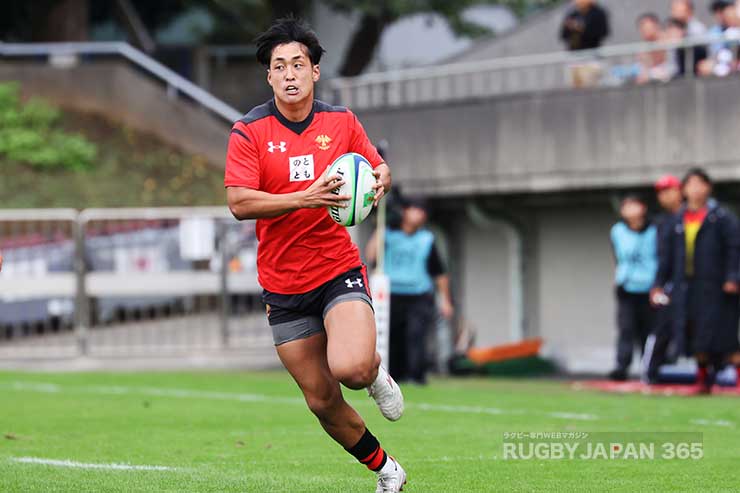 前半10分・本橋尭也のトライ