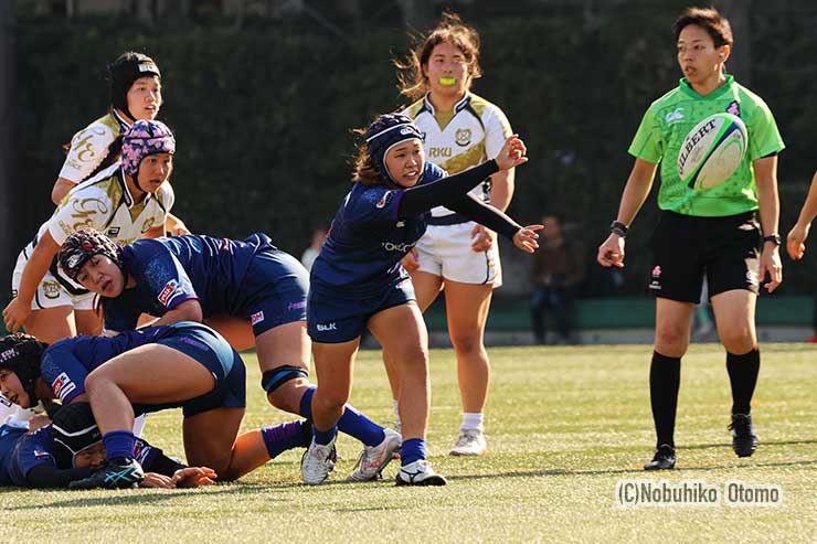 正確なパスで冷静にゲームをリードしたアルテミSH津久井萌