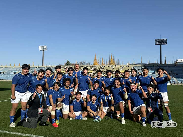 全勝優勝を果たした東海大学