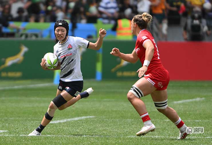 鮮やかなノールックパスで相手を翻弄した永田花菜