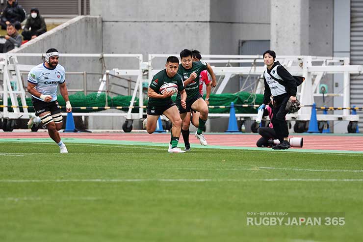 三宅駿が自陣深くから抜ける