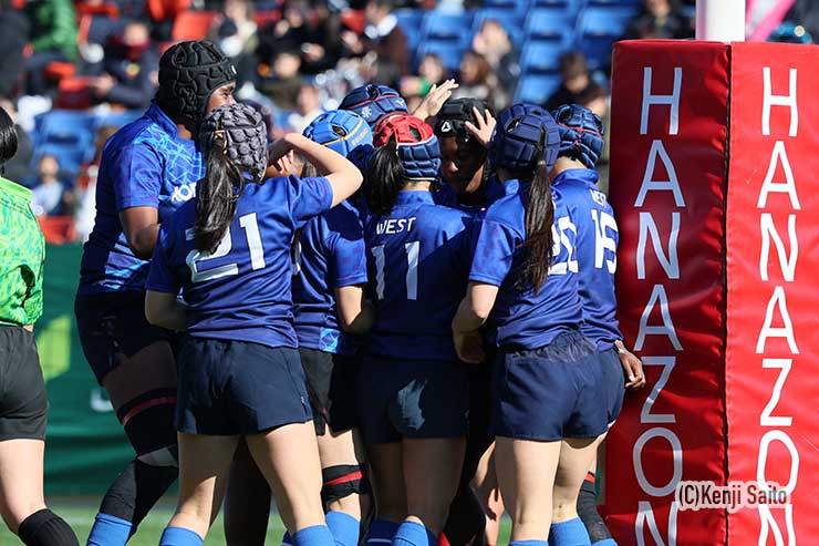 西軍が12－12の同点に