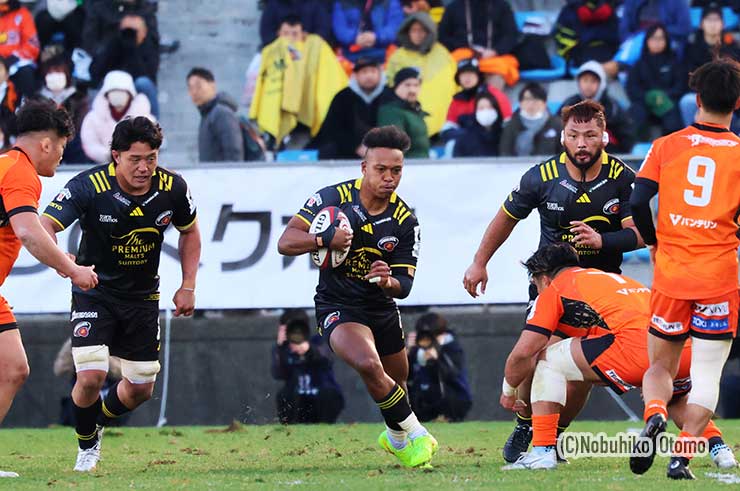 松島のラン、サポートする箸本と森川