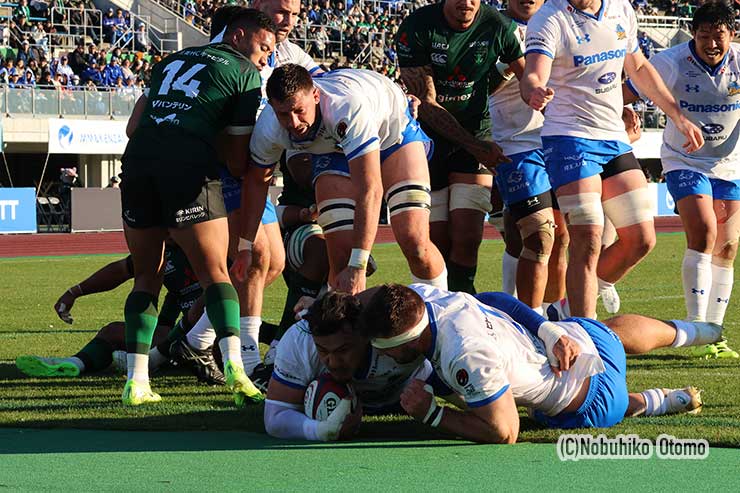 ベン・ガンターのトライ