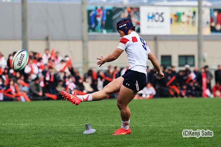 得意のキックでチームを前進させた市村旅人