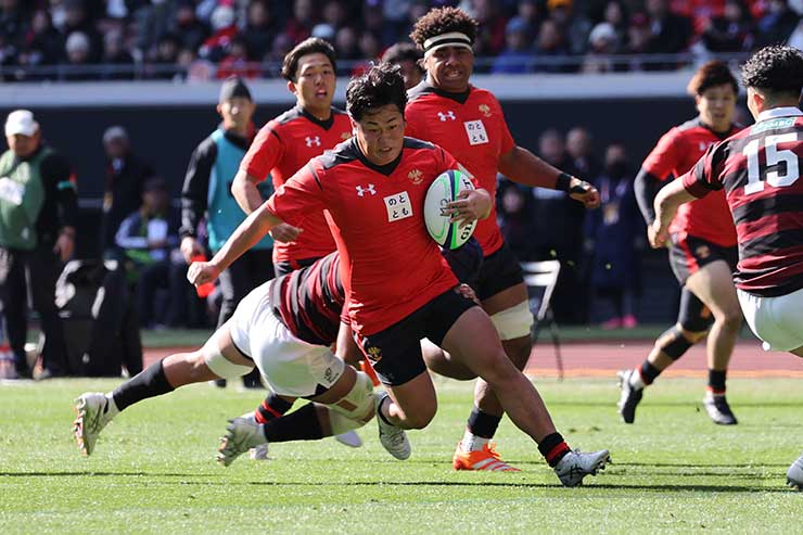 前半10分帝京HO梶川尚能が突破