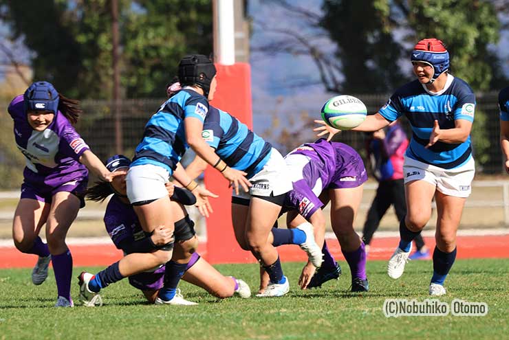 ⑧向來桜子から④西村咲都希にオフロードパス