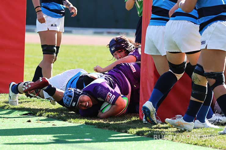 後半36分HO谷口琴美のトライ