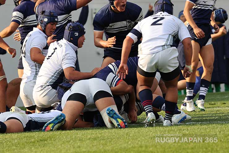 前半28分善瑛人のトライ