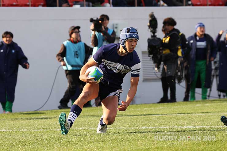 前半5分WTB鈴木豪の先制トライ