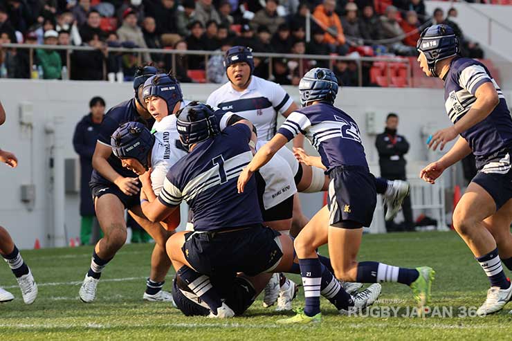 後半17分ラインアウトからLO冨永竜希がトライ