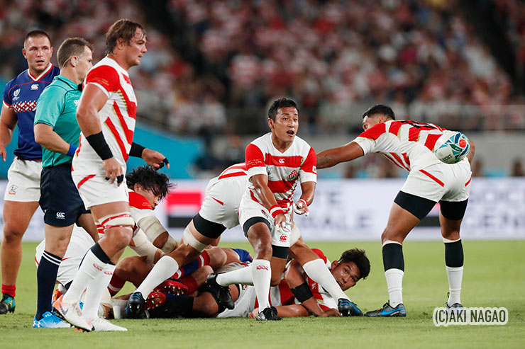 2019年ラグビーワールドカップ・ロシア戦