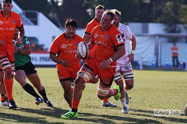 前半19分メルヴェ・オリヴィエのトライ