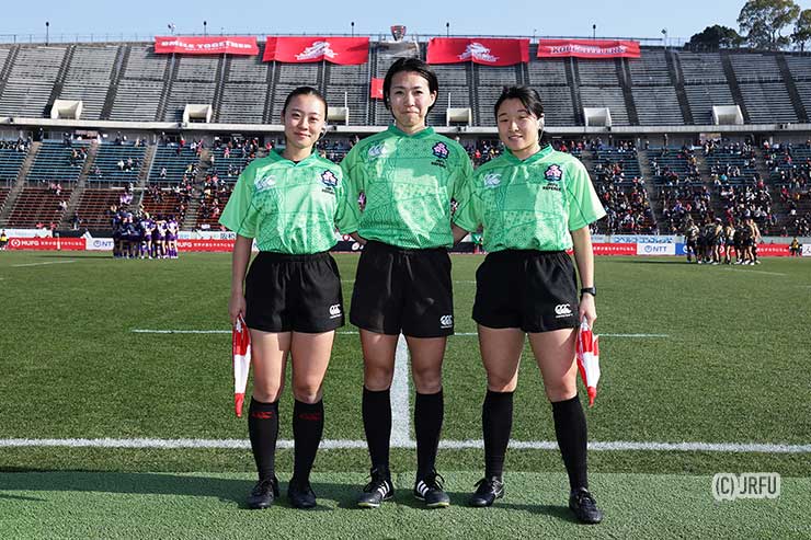 レフリーは神村英理さん、ARは藤本舞香さん木村伊吹さん