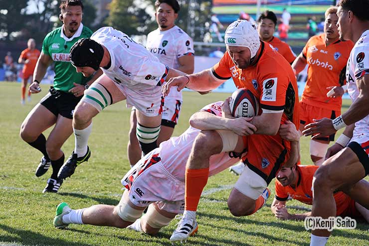 開始17秒でタイラー・ポールがトライ