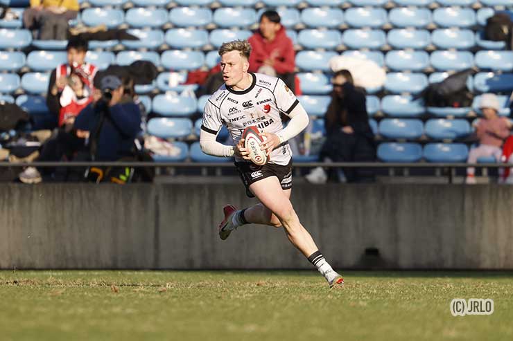 2トライを決めたTJクラーク。この試合のPOMに。