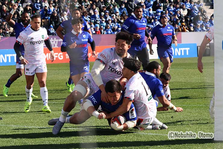 前半6分、静岡PR伊藤の先制トライ