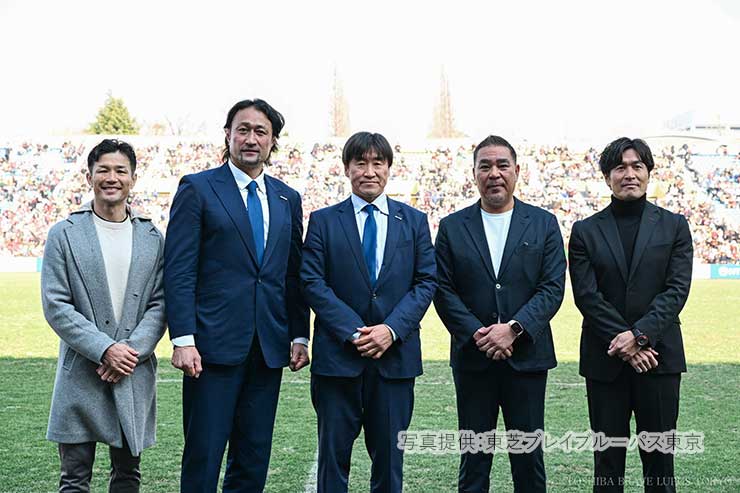 試合前に行われたレジェンドトークショー