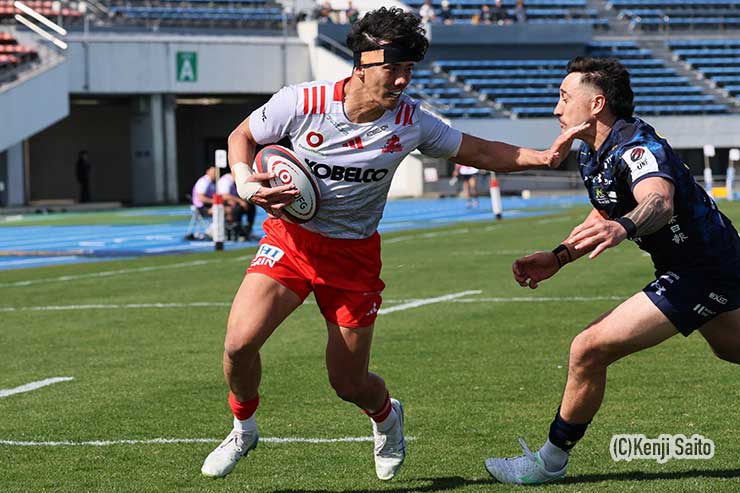 前半12分上ノ坊駿介の先制トライ