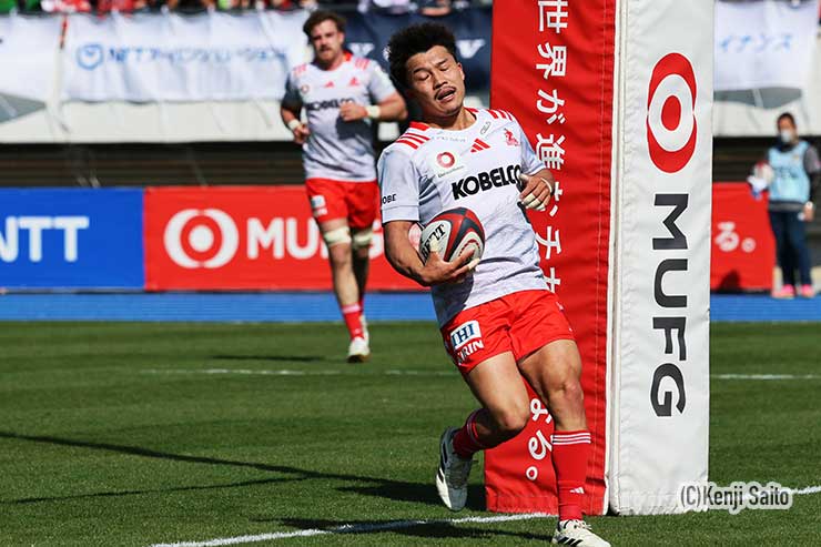 前半24分上村樹輝のトライ