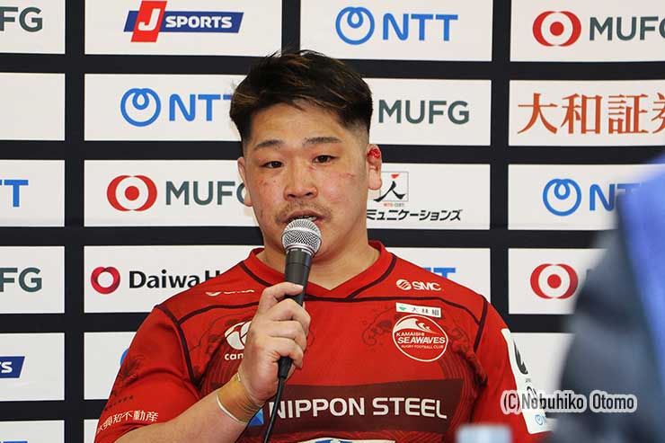 釜石の河野主将